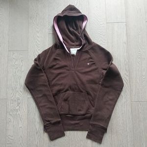 American Eagle Brown Fleece Hoodie